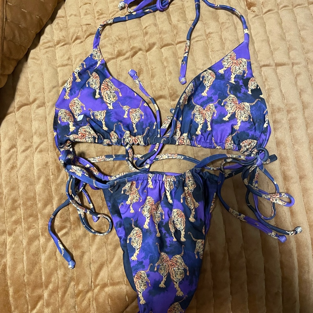 Moana bikini purple tiger set